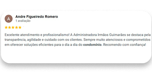 Avaliações Grupo Irmãos Guimarães - Gestão de Condomínios (5)